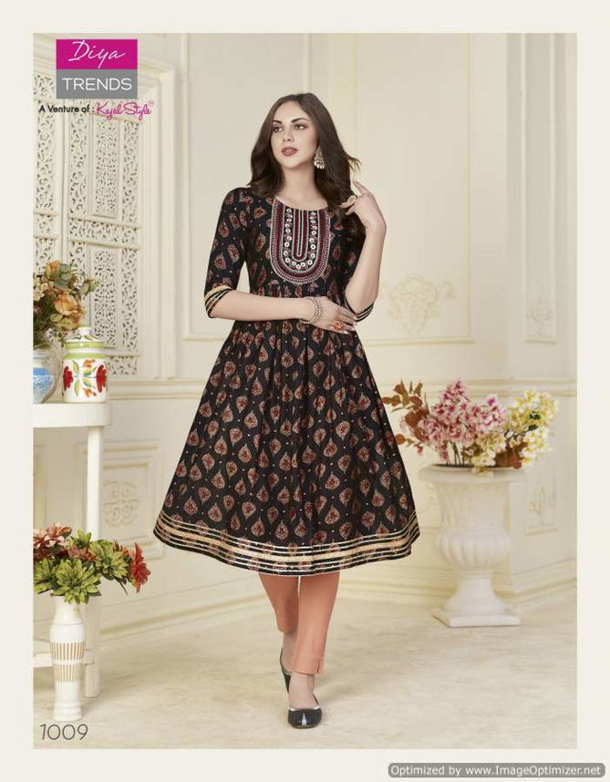 Samora 1 Embroidery Rayon Ethnic Wear Kurti With Pant Collection